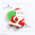 Пряничный Дед Мороз Силиконовая форма 3D - Молд для мыла