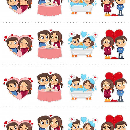 День Святого Валентина водорастворимая бумага с картинкой подборка №82