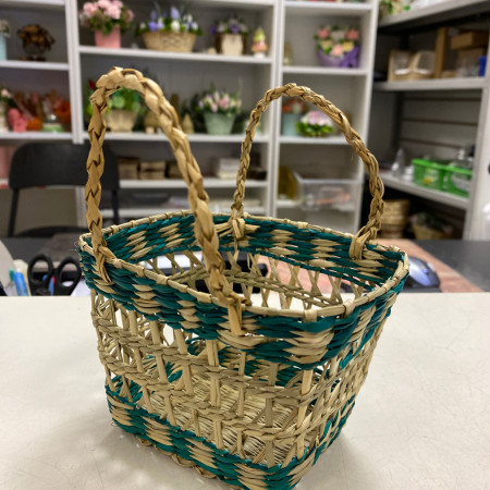 Кашпо Сумочка бамбук   в ассортименте Кашпо Сумочка бамбук   в ассортименте