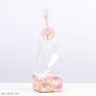 Пакет с жестким дном Букет цветов 9*9*32