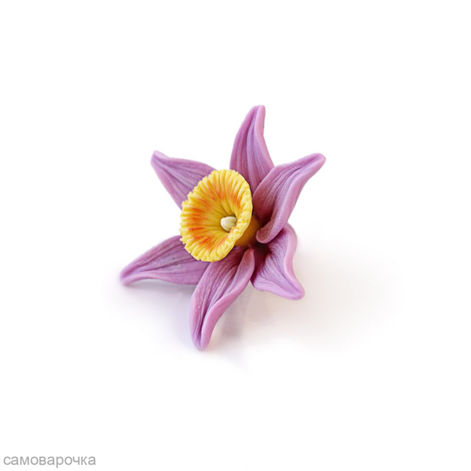 Нарцисс Таити Силиконовая форма 3D - Молд для мыла Нарцисс Таити Силиконовая форма 3D - Молд для мыла