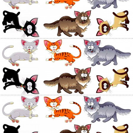 Водорастворимая бумага с картинкой подборка №118 Кошки