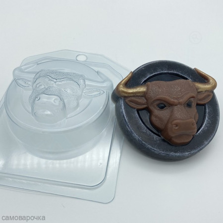 Бык в кольце Пластиковая форма Бык в кольце Пластиковая форма