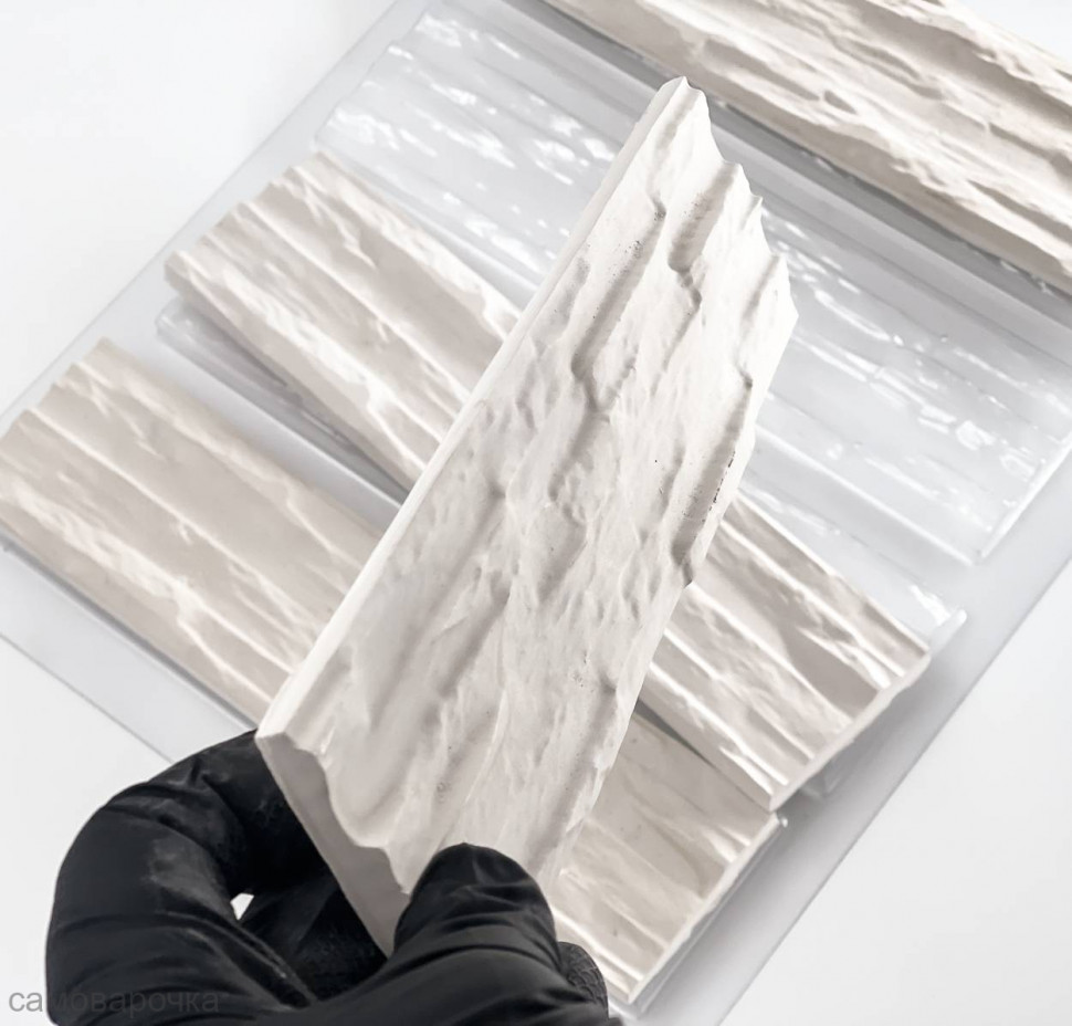 Сланец, форма для декоративного кирпича пластиковая - Сланец, форма для декоративного кирпича пластиковая -