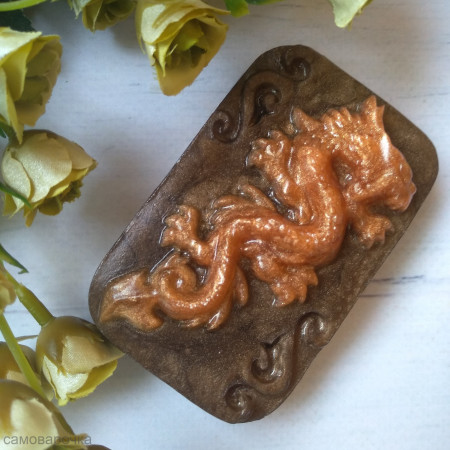 Китайский дракон, форма для мыла пластиковая Китайский дракон, форма для мыла пластиковая