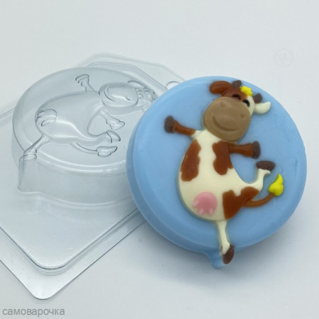 Коровка навеселе пластиковая форма