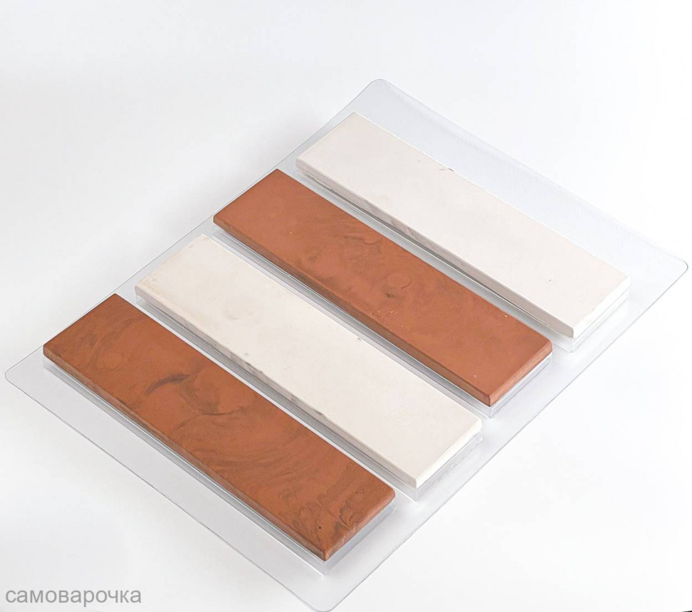 Гладкая форма для декоративного кирпича - 