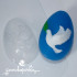  Яйцо Голубь мира, форма для мыла пластиковая - Для мыла и шоколада