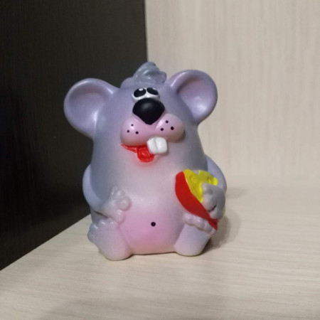 Мышь Грызунишка форма 3D силиконовая Мышь Грызунишка форма 3D силиконовая