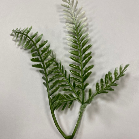 Вставка в букет Лист мимозы бело-зеленый  10 шт.