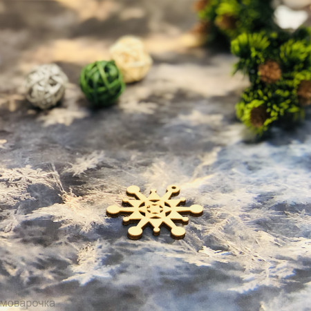 Снежинка новогодняя малая украшение Снежинка новогодняя малая украшение