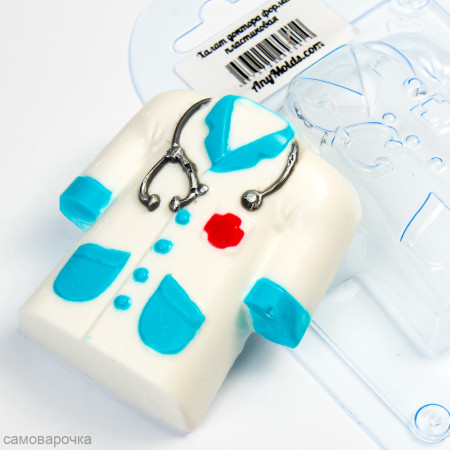 Халат доктора Форма пластиковая Халат доктора Форма пластиковая