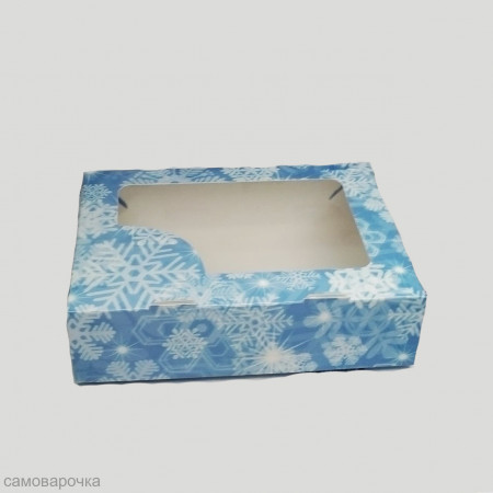 Коробка для мыла Снежинки 15х11х4 см. Коробка для мыла Снежинки 15х11х4 см.