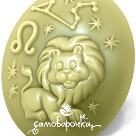 Знаки зодиака "Лев", форма для мыла пластиковая Знаки зодиака "Лев", форма для мыла пластиковая