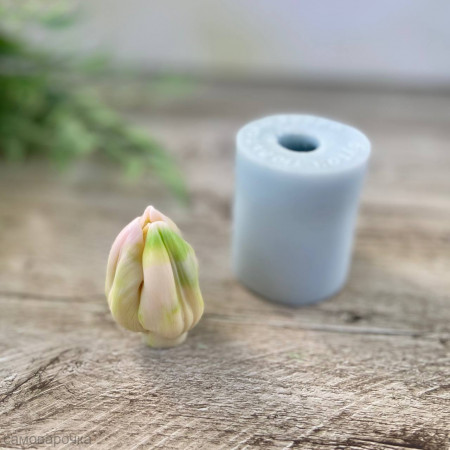 Бутон тюльпана Зорро форма силиконовая 3D