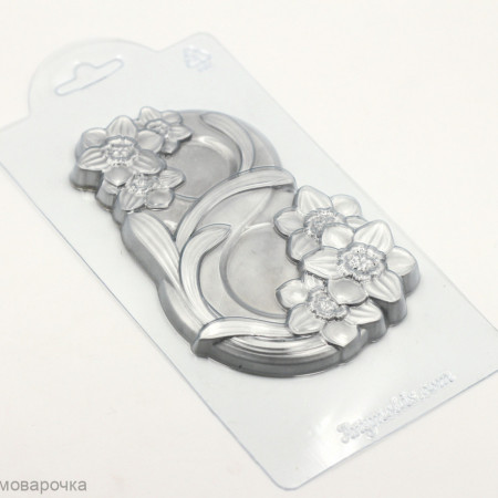 8 марта нарцисс шоколад форма пластиковая