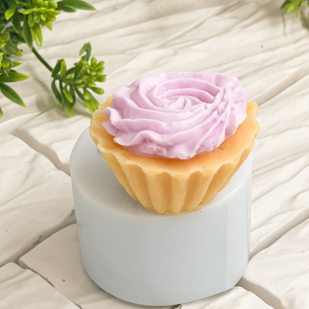 Мини корзиночка с кремом форма силиконовая 3D Мини корзиночка с кремом форма силиконовая 3D