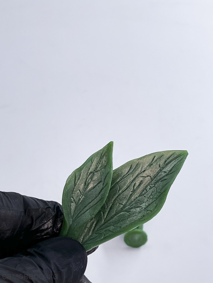 Листочки пиона форма силиконовая 3D - Листочки пиона форма силиконовая 3D -