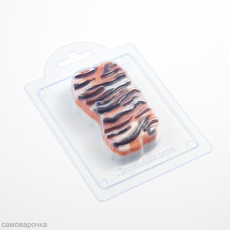 Тигровый окрас форма пластиковая Anymolds - Для мыла и шоколада