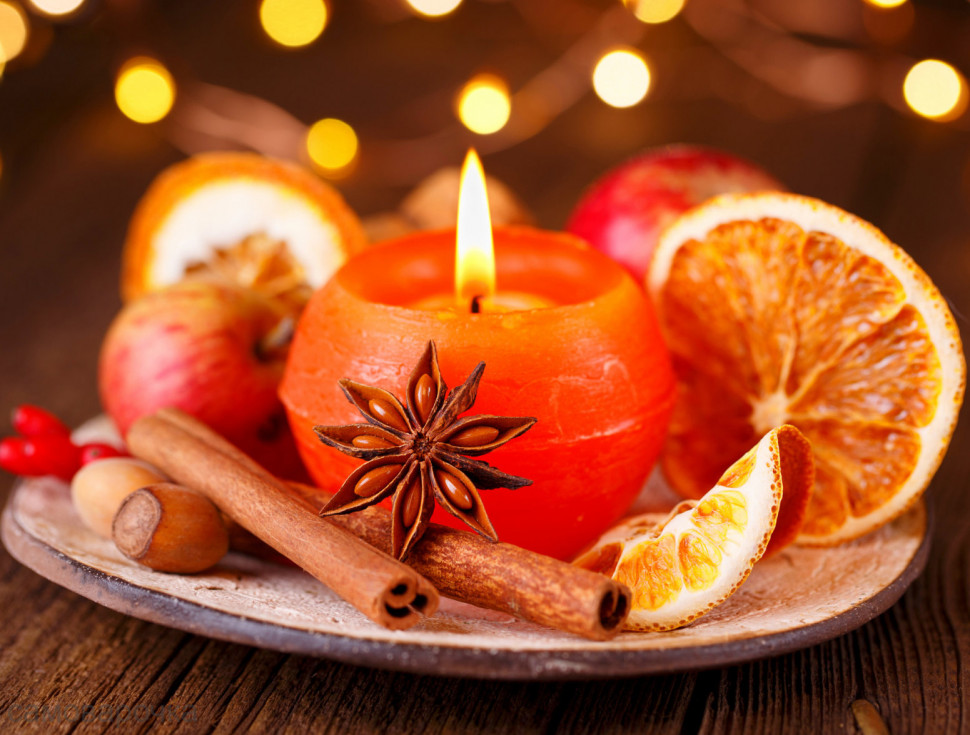 Апельсин и чёрный перец отдушка для свечей R  - 