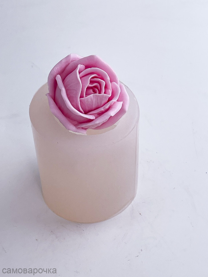 Роза Романтик форма силиконовая 3D - 