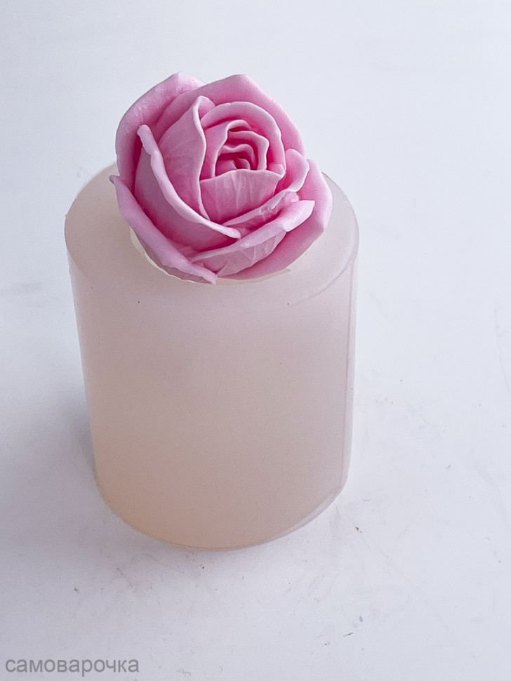 Роза Романтик форма силиконовая 3D - 