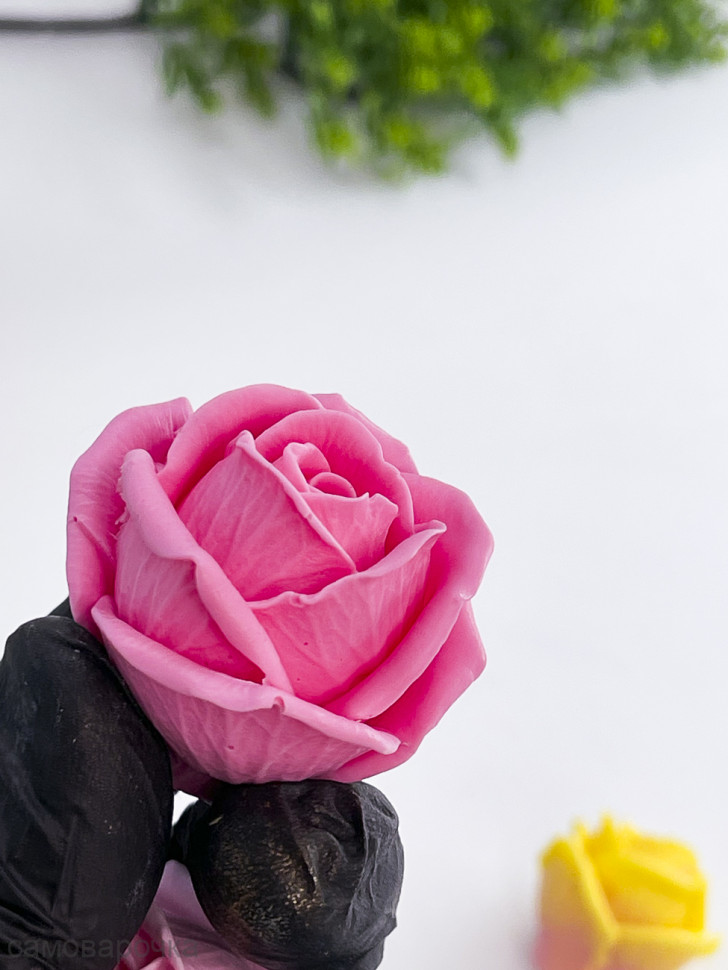 Роза Романтик форма силиконовая 3D - 