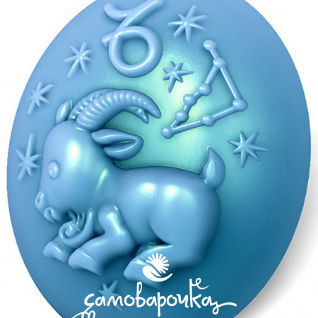 Знак зодиака "Козерог", форма для мыла пластиковая Знак зодиака "Козерог", форма для мыла пластиковая