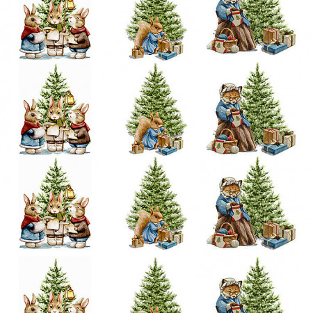 Лесная ёлка водорастворимая бумага с картинкой подборка №46