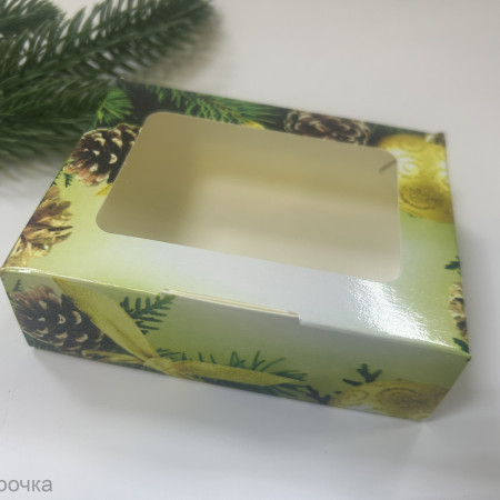 Коробка для мыла Новогодняя 10х8х3см Коробка для мыла Новогодняя 10х8х3см