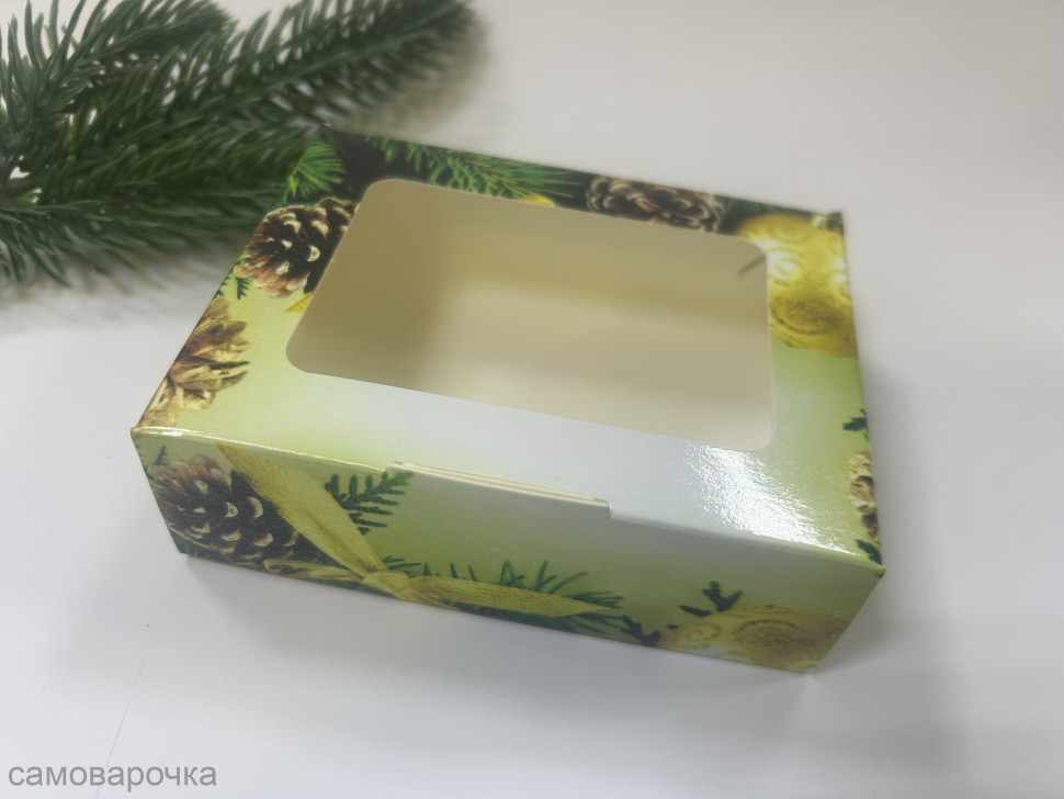 ​Коробка для мыла Новогодняя 10х8х3см - 
