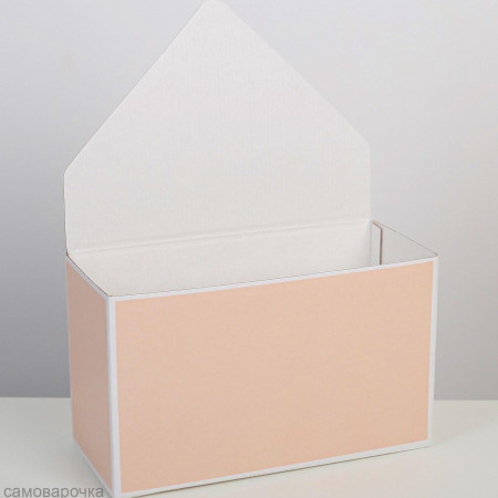 Коробка-письмо Персиковое 25 × 33 × 10 см