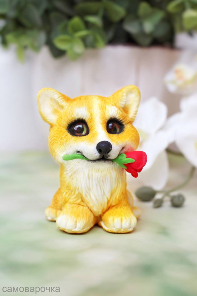 Корги форма силиконовая 3D - Молд для мыла