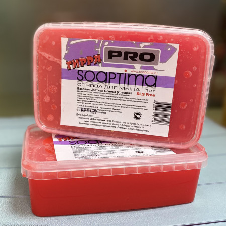 Soaptima PRO ART основа цветная красная Гирра Soaptima PRO ART основа цветная красная Гирра