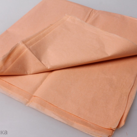 Бумага тишью цвет персиковый