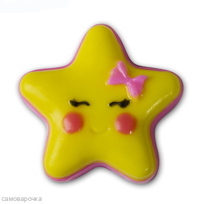 Звездочка, форма для мыла пластиковая - Для мыла и шоколада