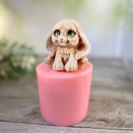 Милый зайка форма силиконовая 3D