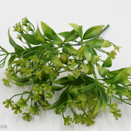 Куст мелкоцвет " Вельс"Зелень искусственная Куст мелкоцвет " Вельс"Зелень искусственная