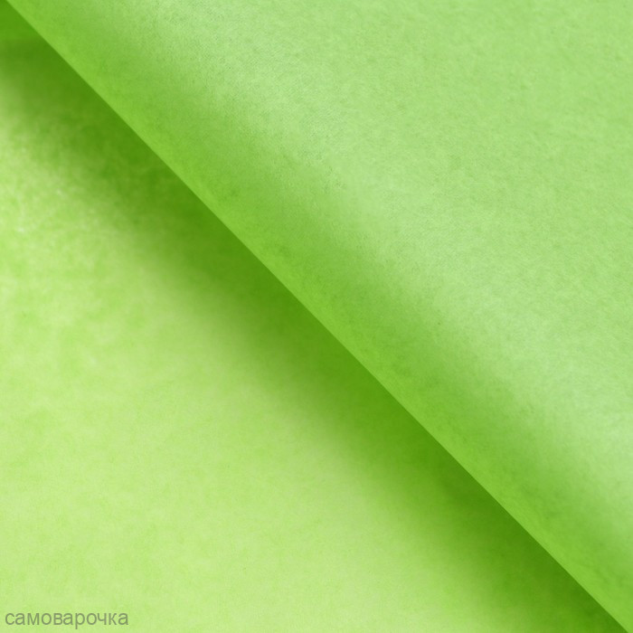 Бумага тишью  цвет зеленый - 