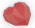 Сердце алмазное форма  пластиковая - Для мыла и шоколада