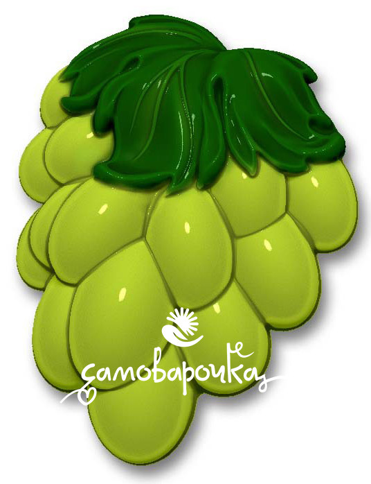 Виноград, форма для мыла пластиковая - Для мыла и шоколада