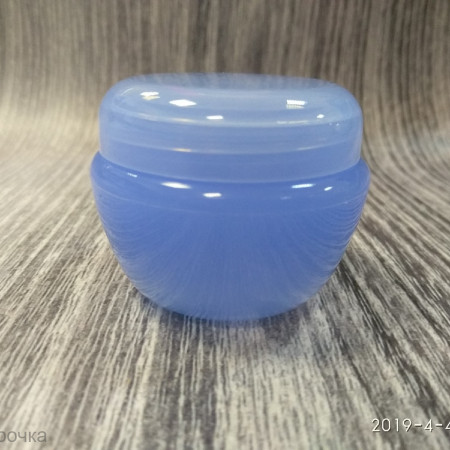 Банка БП 30мл для крема голубой грибок Банка БП 30мл для крема голубой грибок