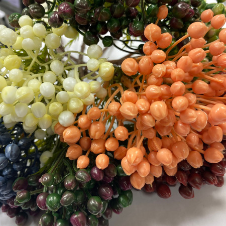 Ягодный кустик для декора в ассортименте Зелень искусственная 