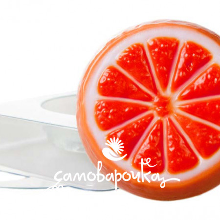Апельсин сочный, форма для мыла пластиковая