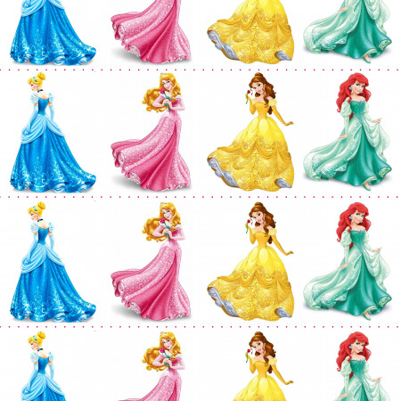 Водорастворимая бумага с картинкой подборка №108 Принцессы