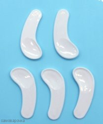 Шпатель-ложка для крема, 48 мм, белый. Шпатель-ложка для крема, 48 мм, белый.