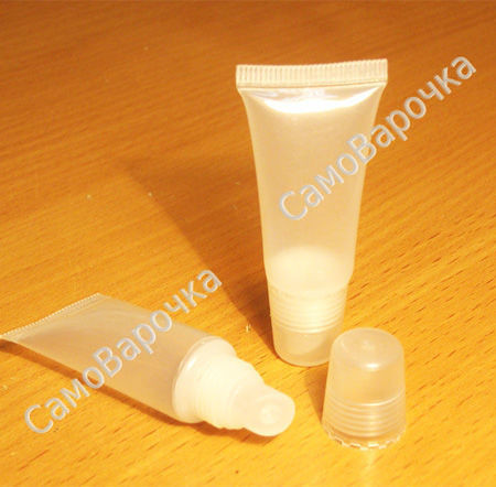 Тубус для блеска ( бальзама) прозрачный, 5 мл