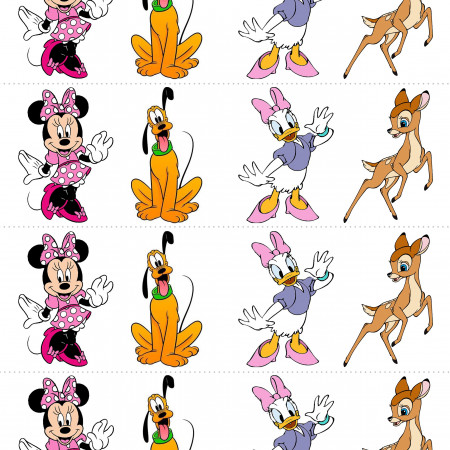 Водорастворимая бумага с картинкой подборка №110 Персонажи мультфильмов