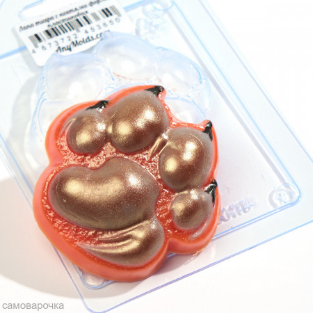 Лапа тигра с когтями форма пластиковая