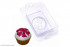Кейк верхушка Сердечки, форма для мыла пластиковая - Для мыла и шоколада